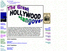 Tablet Screenshot of hollywoodhangover.com